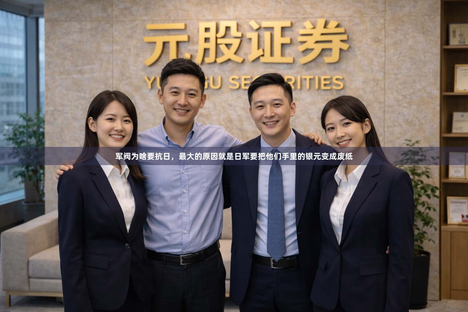 军阀为啥要抗日，最大的原因就是日军要把他们手里的银元变成废纸