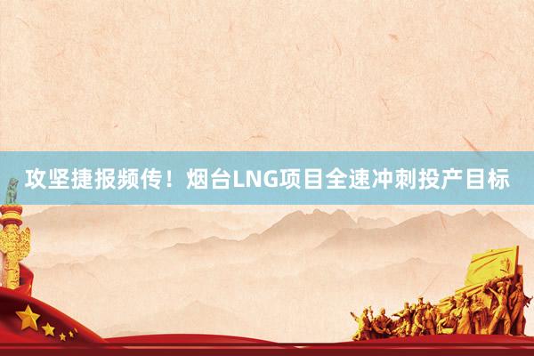 攻坚捷报频传！烟台LNG项目全速冲刺投产目标